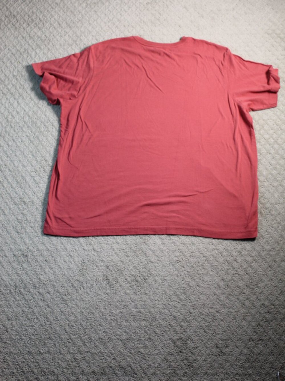 Set of 2 Eddie Bauer Size XXL Salmon Colored Cotton Blend SS Crew Neck T-Shirts - Picture 3 of 8